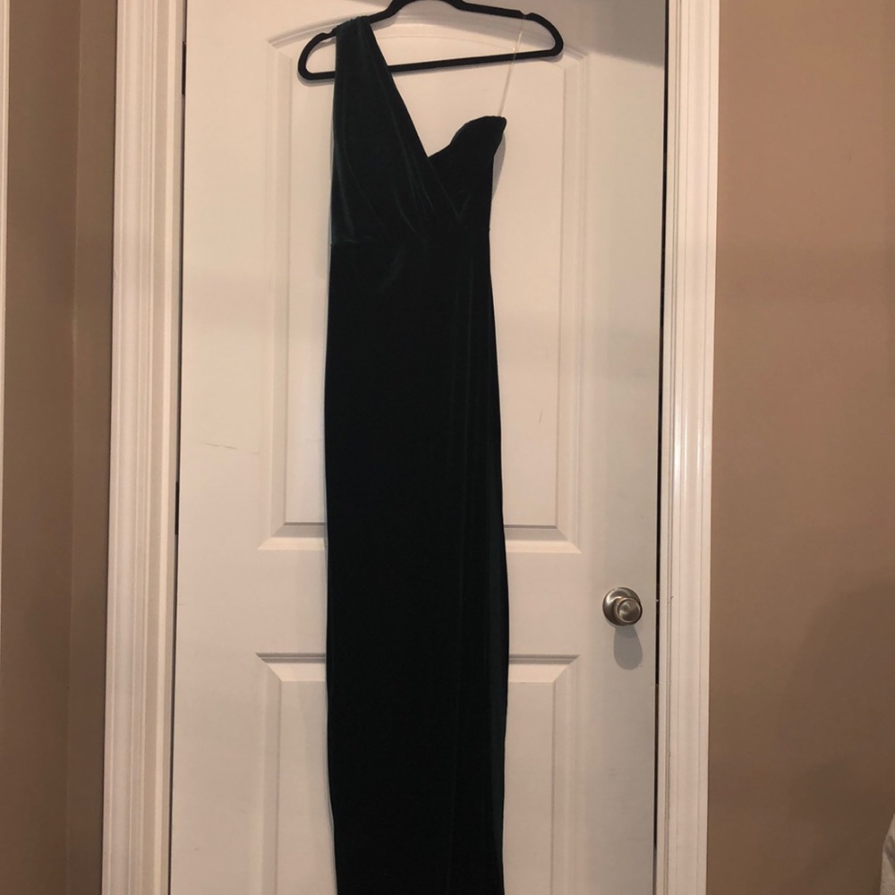 Emerald Green Evening Gown
